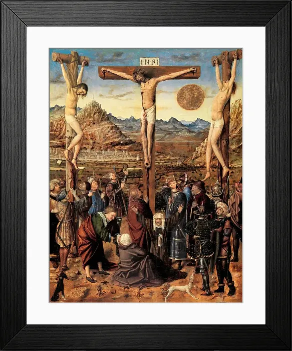 Framed Print : The Crucifixion, 1450. Creator: Anon