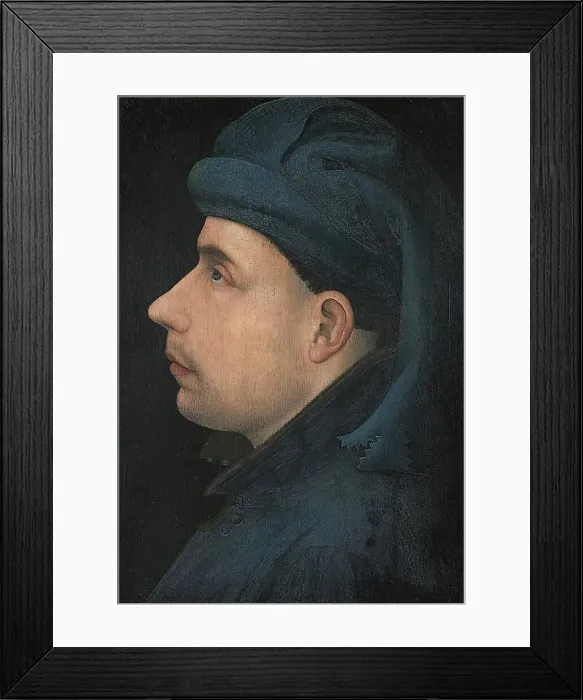 Framed Print : Posthumous Portrait of Wenceslas of Luxembourg, Duke of Brabant, 1400. Creator: Anon Framed Print : Posthumous Portrait of Wenceslas of Luxembourg, Duke of Brabant, 1400. Creator: Anon