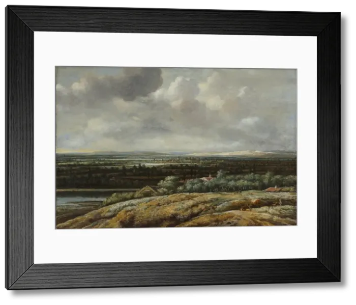 Framed Print : Panoramic Landscape with a City in the Background, 1655. Creator: Philip Koninck Framed Print : Panoramic Landscape with a City in the Background, 1655. Creator: Philip Koninck