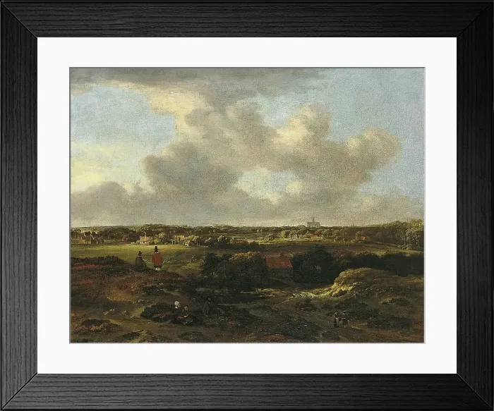 Framed Print : View of Haarlem from the Dunes, 1660. Creator: Jan van der Meer Framed Print : View of Haarlem from the Dunes, 1660. Creator: Jan van der Meer