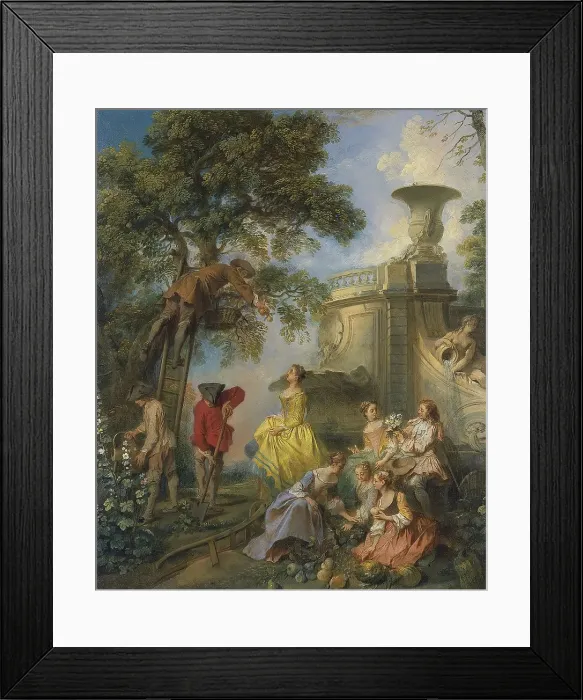 Framed Print : The Earth, unknown date. Creator: Nicolas Lancret Framed Print : The Earth, unknown date. Creator: Nicolas Lancret