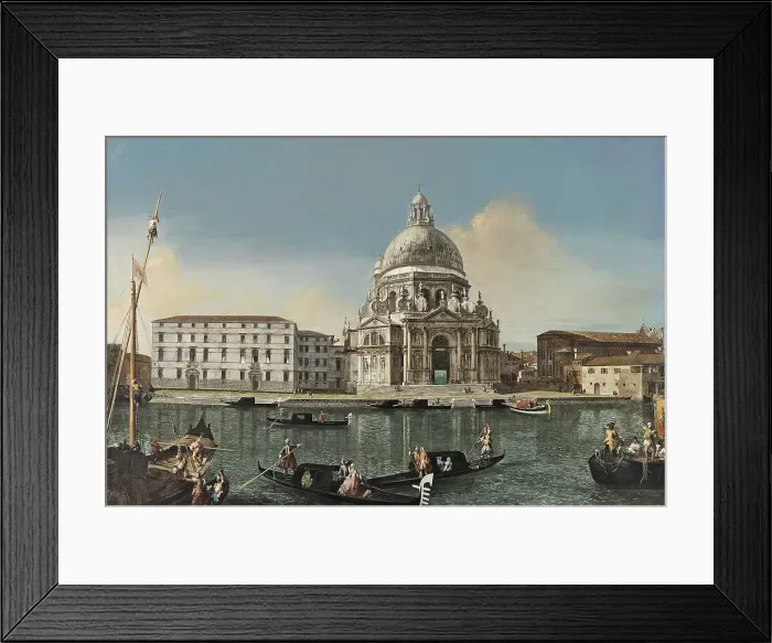 Framed Print : The Grand Canal with Santa Maria della Salute, 1738. Creator: Michele Marieschi Framed Print : The Grand Canal with Santa Maria della Salute, 1738. Creator: Michele Marieschi