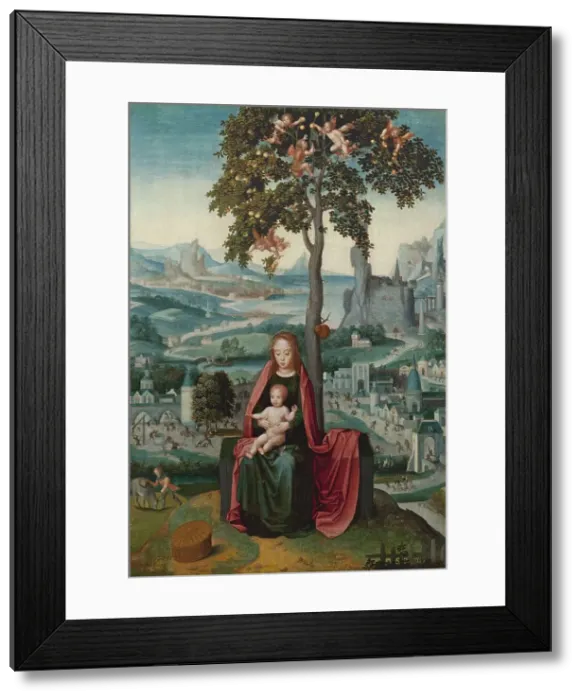Framed Print : The Rest on the Flight into Egypt, 1540. Creator: Anon Framed Print : The Rest on the Flight into Egypt, 1540. Creator: Anon