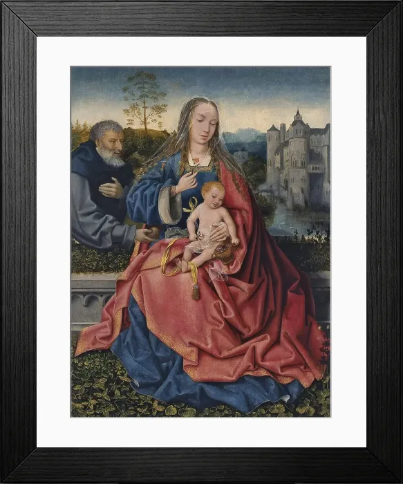 Framed Print : The Holy Family, 1508. Creator: Master of Frankfurt Framed Print : The Holy Family, 1508. Creator: Master of Frankfurt