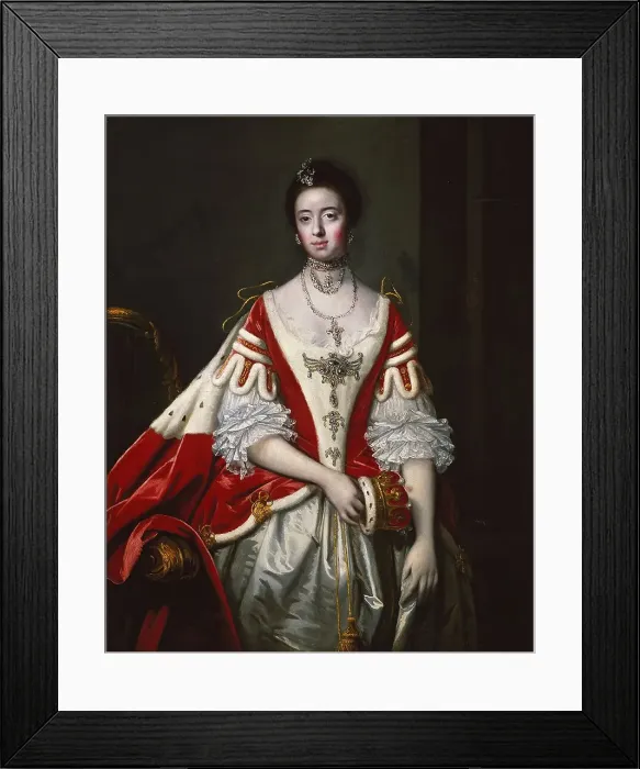 Framed Print : Frances, Countess of Dartmouth, 1756. Creator: Sir Joshua Reynolds Framed Print : Frances, Countess of Dartmouth, 1756. Creator: Sir Joshua Reynolds