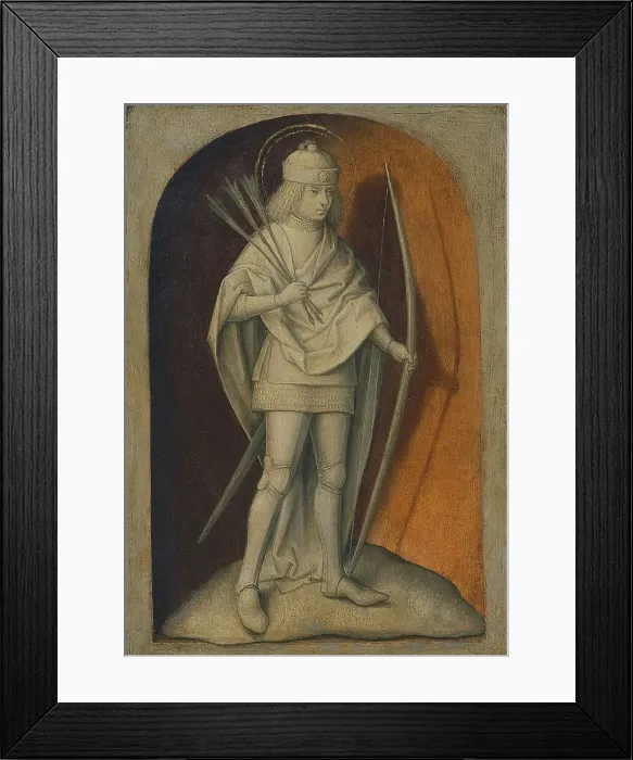 Framed Print : Saint Sebastian (verso), 1480. Creator: Master of the Magdalen Legend