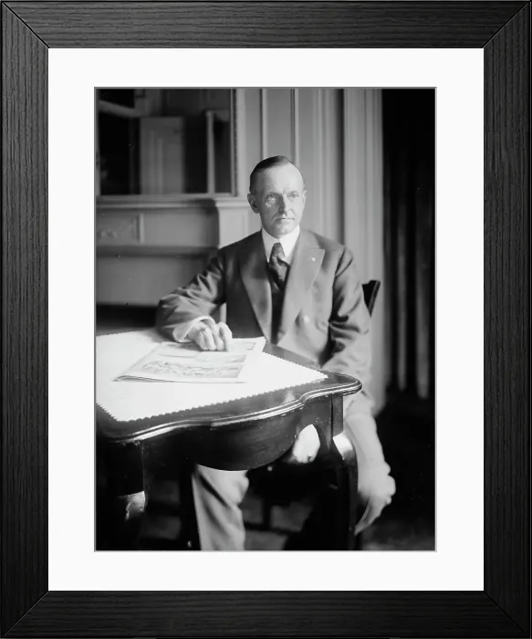 Framed Print : Calvin Coolidge, between c1915 and c1920. Creator: Bain News Service Framed Print : Calvin Coolidge, between c1915 and c1920. Creator: Bain News Service