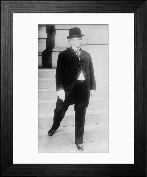 Framed Print : H.H. Bingham, descending steps, 1911. Creator: Bain News Service