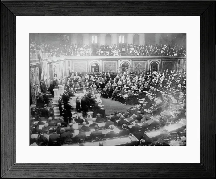Framed Print : Electoral count, House of Representatives, 1913. Creator: Bain News Service Framed Print : Electoral count, House of Representatives, 1913. Creator: Bain News Service