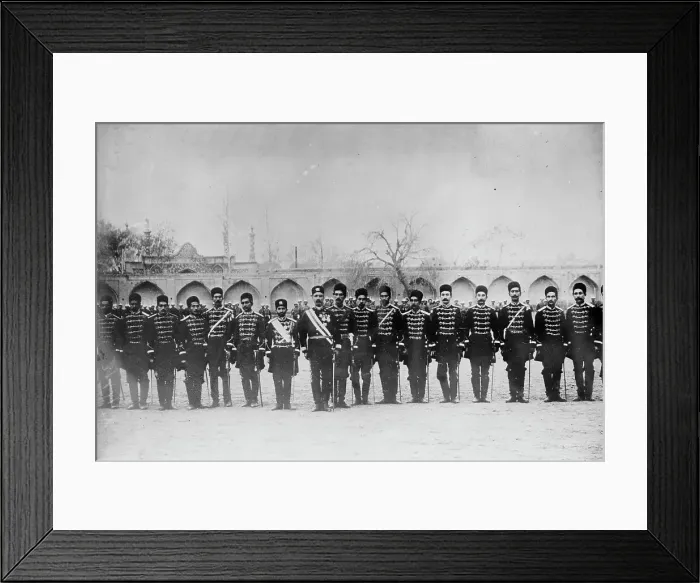 Framed Print : Persian police, 1918. Creator: Bain News Service Framed Print : Persian police, 1918. Creator: Bain News Service