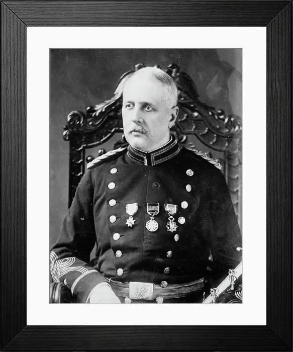 Framed Print : Maj. W. F. Tucker, seated, in uniform, 1915. Creator: Bain News Service Framed Print : Maj. W. F. Tucker, seated, in uniform, 1915. Creator: Bain News Service