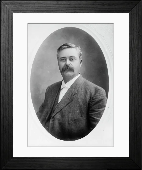 Framed Print : N.B. Broward, cameo portrait, 1910. Creator: Bain News Service Framed Print : N.B. Broward, cameo portrait, 1910. Creator: Bain News Service