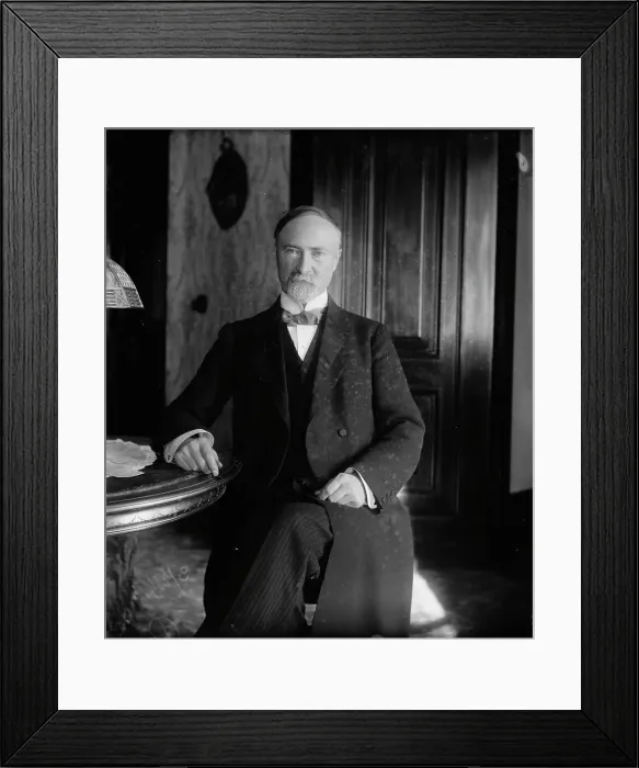 Framed Print : Chas. W. Fairbanks seated, 1910. Creator: Bain News Service Framed Print : Chas. W. Fairbanks seated, 1910. Creator: Bain News Service