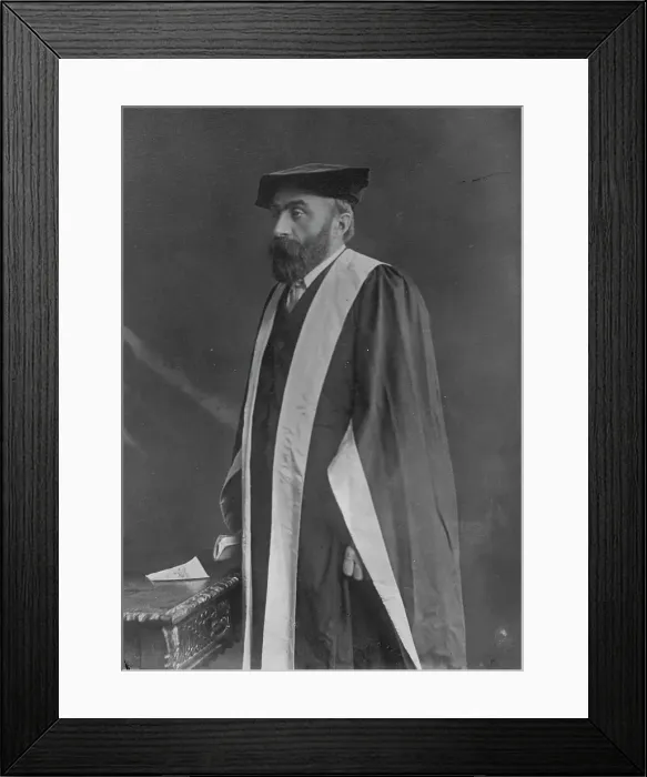 Framed Print : Dr. Wm. Bruce in academic dress, 1910. Creator: Bain News Service Framed Print : Dr. Wm. Bruce in academic dress, 1910. Creator: Bain News Service