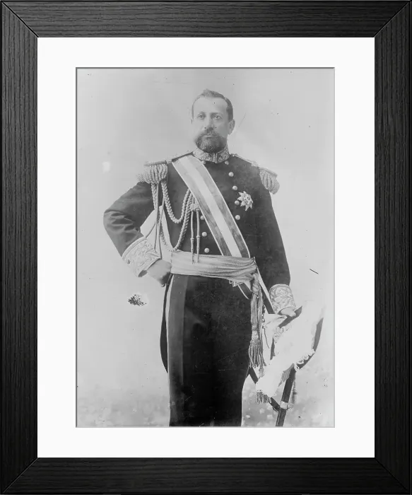 Framed Print : Prince of Monaco, in uniform, 1910. Creator: Bain News Service Framed Print : Prince of Monaco, in uniform, 1910. Creator: Bain News Service