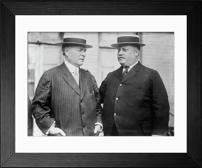 Framed Print : Norman Mack, Robert Crain, 1912. Creator: Bain News Service Framed Print : Norman Mack, Robert Crain, 1912. Creator: Bain News Service