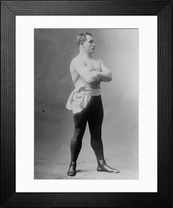 Framed Print : Sharkey in athletic outfit, 1910. Creator: Bain News Service Framed Print : Sharkey in athletic outfit, 1910. Creator: Bain News Service