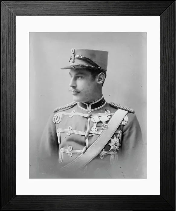 Framed Print : Prince Harold of Denmark, in uniform, 1912. Creator: Bain News Service Framed Print : Prince Harold of Denmark, in uniform, 1912. Creator: Bain News Service