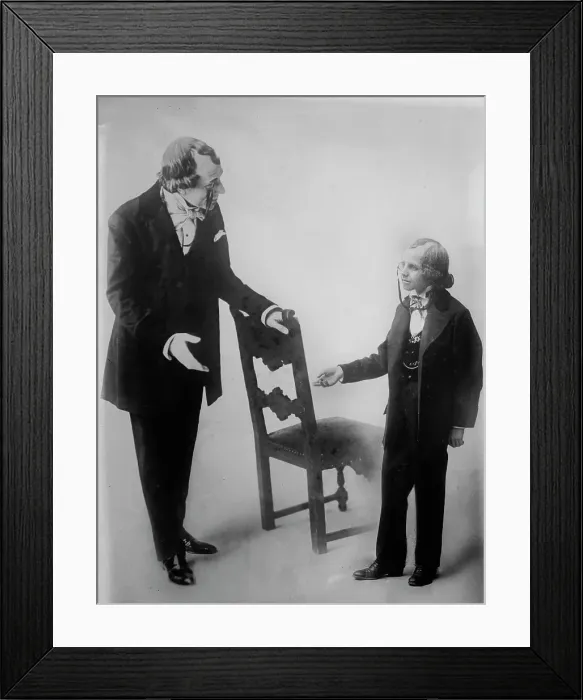 Framed Print : Arliss & Geo. Tobin as Disraeli, 1912. Creator: Bain News Service Framed Print : Arliss & Geo. Tobin as Disraeli, 1912. Creator: Bain News Service