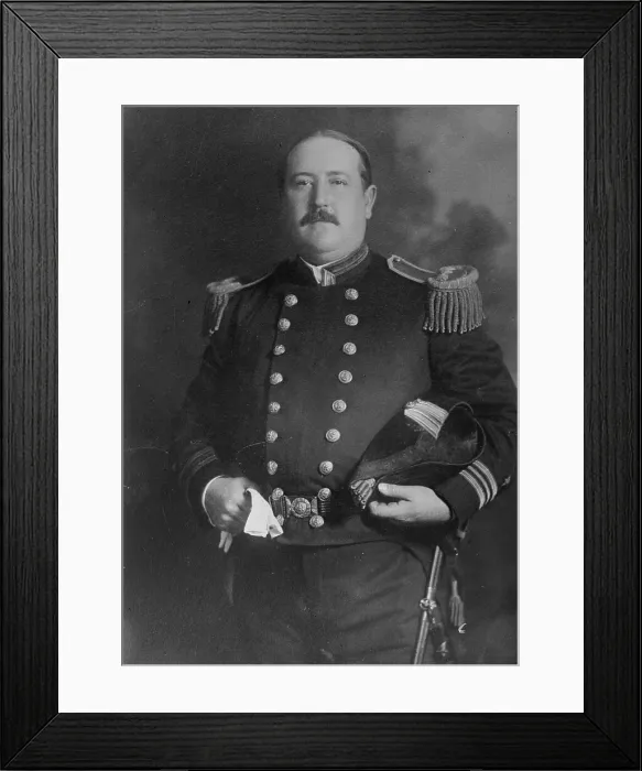 Framed Print : Adm. Hubbard in uniform, 1910. Creator: Bain News Service Framed Print : Adm. Hubbard in uniform, 1910. Creator: Bain News Service