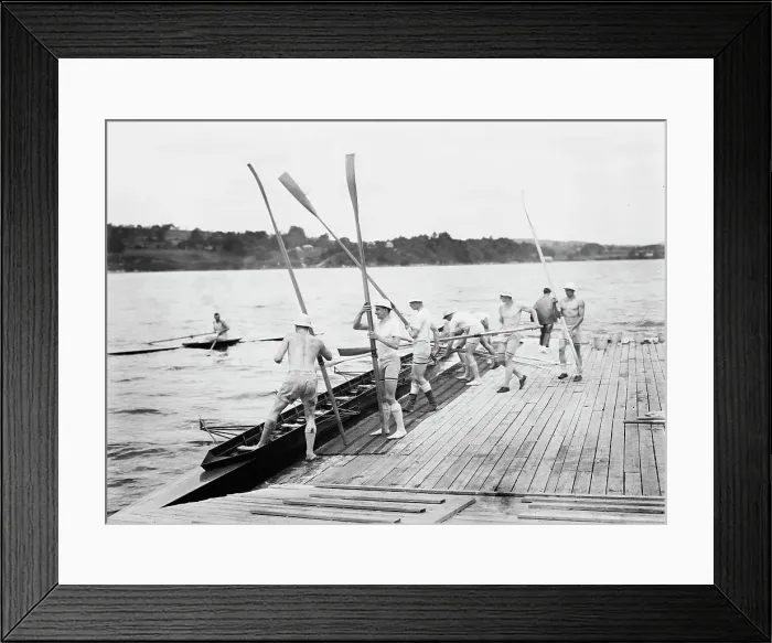 Framed Print : Harvard varsity, 1911. Creator: Bain News Service Framed Print : Harvard varsity, 1911. Creator: Bain News Service