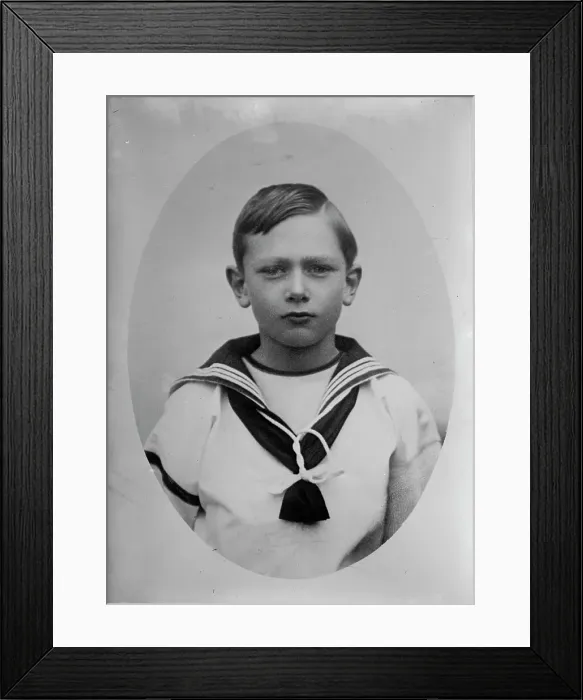 Framed Print : Prince Henry of Wales, in sailor suit, 1910. Creator: Bain News Service Framed Print : Prince Henry of Wales, in sailor suit, 1910. Creator: Bain News Service
