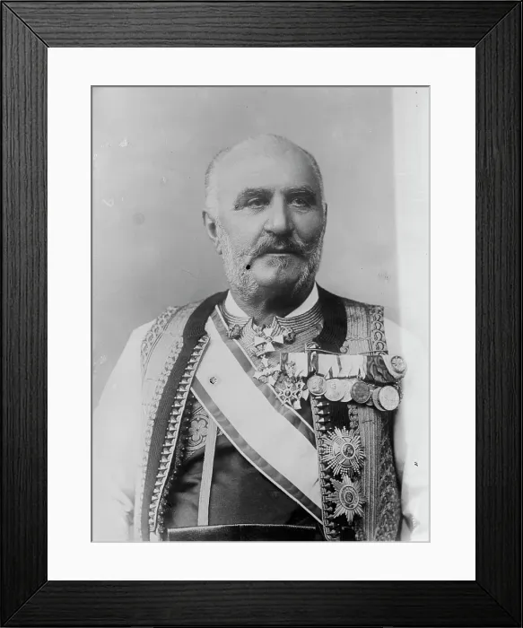 Framed Print : King Nicholas, Montenegro, 1911. Creator: Bain News Service Framed Print : King Nicholas, Montenegro, 1911. Creator: Bain News Service