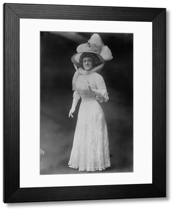 Framed Print : Laura Jean Libbey, White, NY, 1910. Creator: Bain News Service Framed Print : Laura Jean Libbey, White, NY, 1910. Creator: Bain News Service