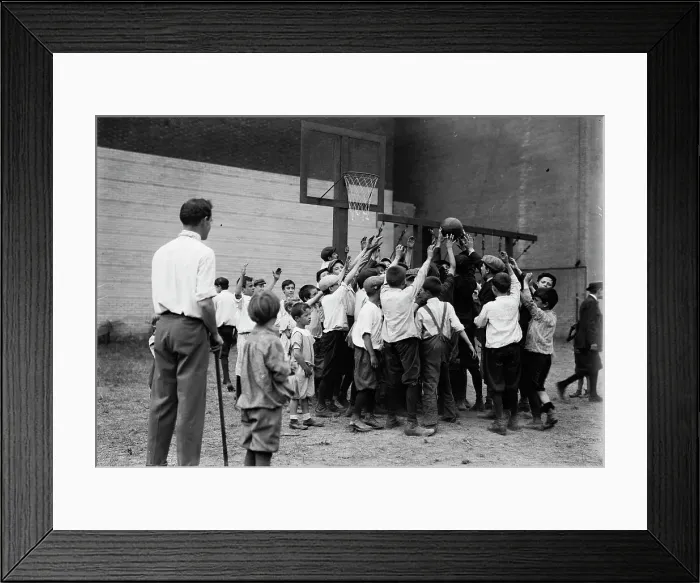 Framed Print : Carnegie playground 5th Ave. N.Y.C. 1911. Creator: Bain News Service Framed Print : Carnegie playground 5th Ave. N.Y.C. 1911. Creator: Bain News Service