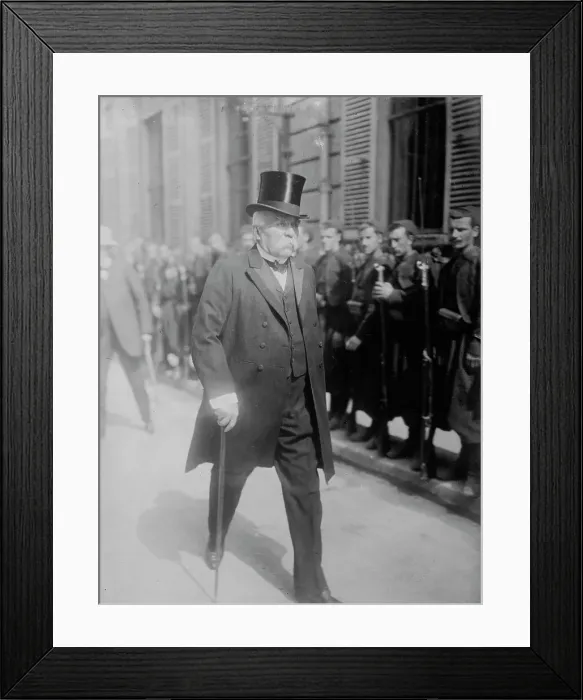 Framed Print : Geo. Clemenceau, 1917. Creator: Bain News Service Framed Print : Geo. Clemenceau, 1917. Creator: Bain News Service