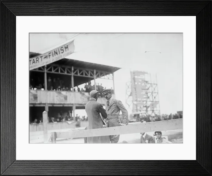 Framed Print : W.K. Vanderbilt at racetrack, 1910. Creator: Bain News Service Framed Print : W.K. Vanderbilt at racetrack, 1910. Creator: Bain News Service