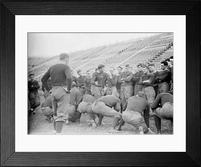 Framed Print : Sanford drilling guards, Yale, between c1910 and c1915. Creator: Bain News Service Framed Print : Sanford drilling guards, Yale, between c1910 and c1915. Creator: Bain News Service