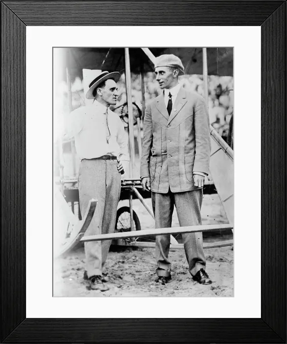 Framed Print : Leo Stevens & Harry Atwood, between c1910 and c1915. Creator: Bain News Service Framed Print : Leo Stevens & Harry Atwood, between c1910 and c1915. Creator: Bain News Service