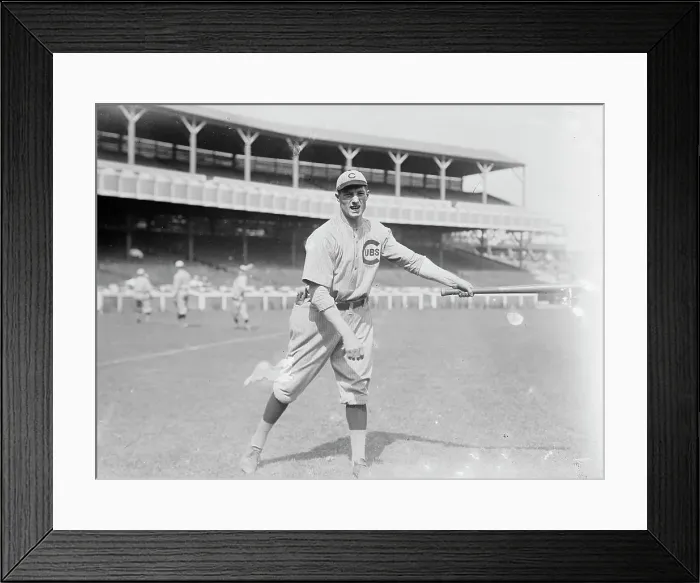 Framed Print : Heinie Zimmerman, Chicago, NL (baseball), 1910. Creator: Bain News Service Framed Print : Heinie Zimmerman, Chicago, NL (baseball), 1910. Creator: Bain News Service