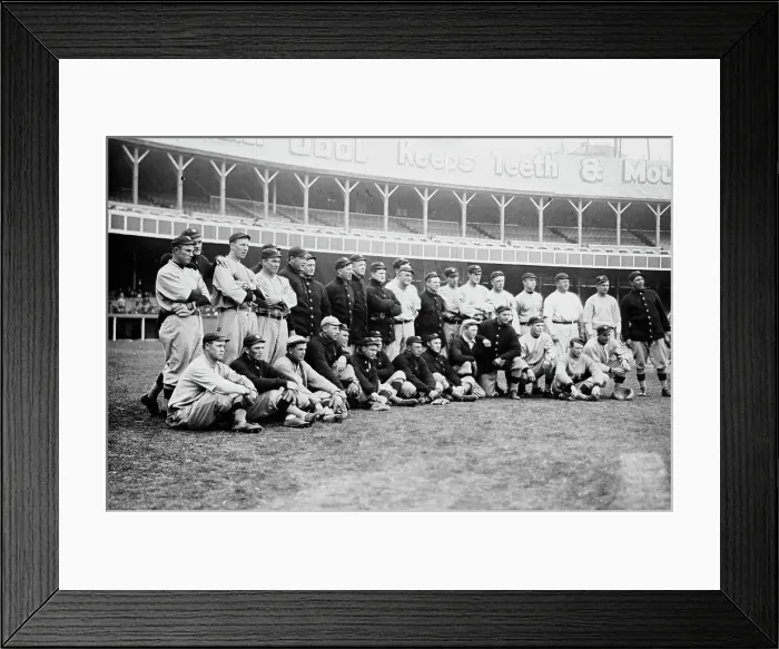 Framed Print : New York 1911 Giants team, New York, NL (baseball), 1911. Creator: Bain News Service Framed Print : New York 1911 Giants team, New York, NL (baseball), 1911. Creator: Bain News Service