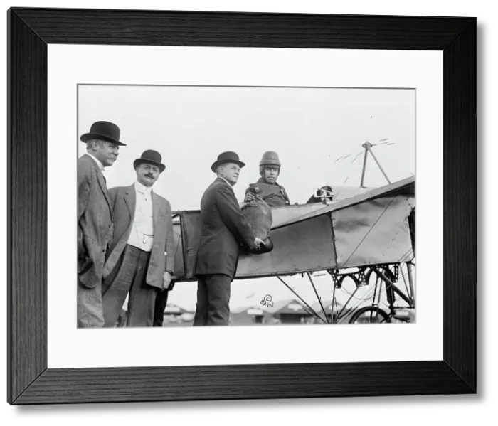 Framed Print : P.M. Morgan, P.M.G. Hitchcock, & Ovington, 1911. Creator: Bain News Service Framed Print : P.M. Morgan, P.M.G. Hitchcock, & Ovington, 1911. Creator: Bain News Service