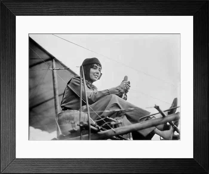 Framed Print : Helene Dutrieu, 1911. Creator: Bain News Service Framed Print : Helene Dutrieu, 1911. Creator: Bain News Service