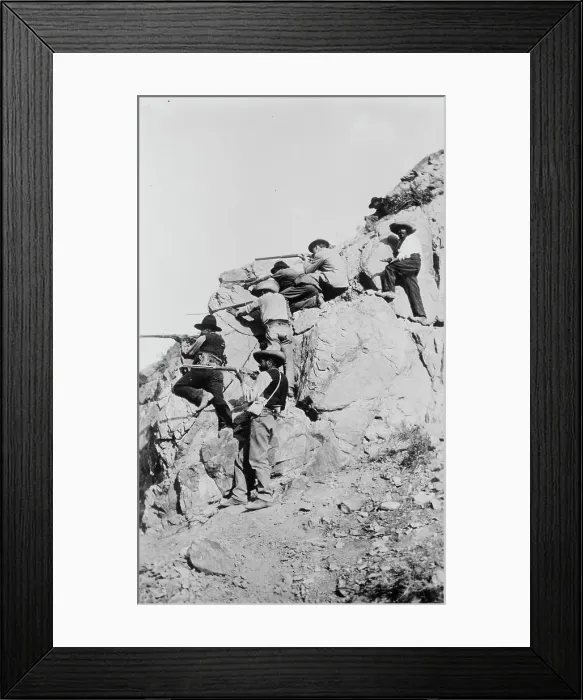 Framed Print : Rebels in action, between c1910 and c1915. Creator: Bain News Service