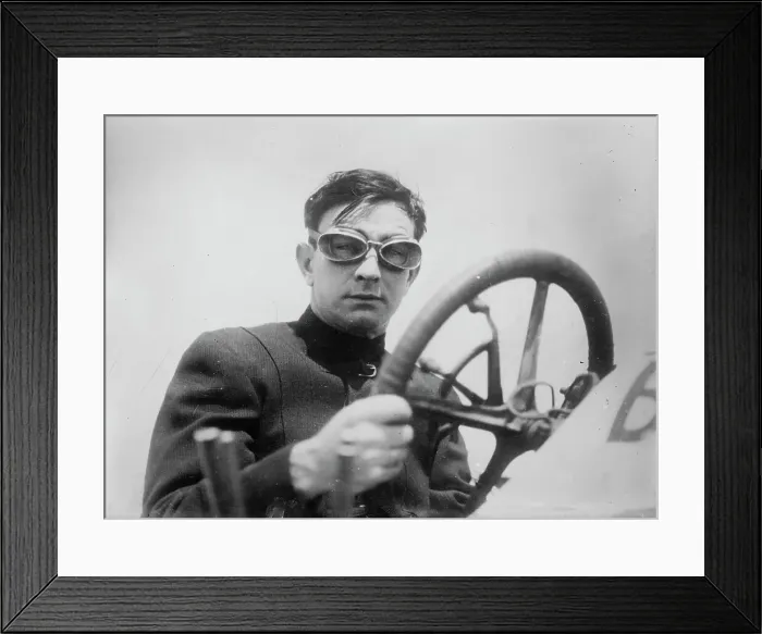 Framed Print : Bob Burman, race car driver, between c1910 and c1915. Creator: Bain News Service Framed Print : Bob Burman, race car driver, between c1910 and c1915. Creator: Bain News Service