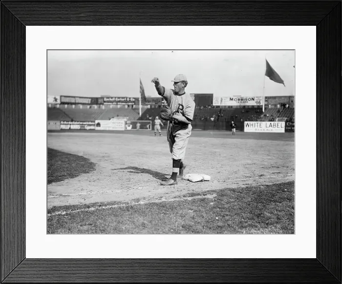 Framed Print : Kitty Bransfield, Philadelphia, NL (baseball), 1910. Creator: Bain News Service Framed Print : Kitty Bransfield, Philadelphia, NL (baseball), 1910. Creator: Bain News Service