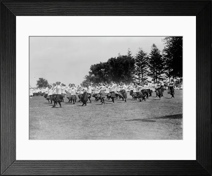 Framed Print : Highland Fling, Pelham Bay Park, 1911. Creator: Bain News Service Framed Print : Highland Fling, Pelham Bay Park, 1911. Creator: Bain News Service