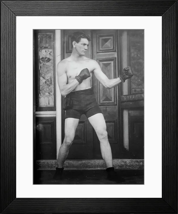 Framed Print : Jimmy Clabby. Boxing, between c1910 and c1915. Creator: Bain News Service Framed Print : Jimmy Clabby. Boxing, between c1910 and c1915. Creator: Bain News Service