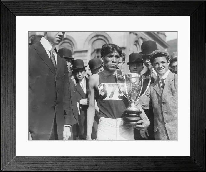 Framed Print : Lewis Tewanima, 1911. Creator: Bain News Service Framed Print : Lewis Tewanima, 1911. Creator: Bain News Service