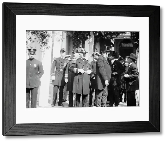 Framed Print : Adm. Osterhaus at City Hall, 1912. Creator: Bain News Service Framed Print : Adm. Osterhaus at City Hall, 1912. Creator: Bain News Service