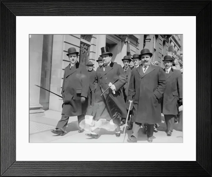 Framed Print : Caruso, Easter Parade, 1913. Creator: Bain News Service Framed Print : Caruso, Easter Parade, 1913. Creator: Bain News Service