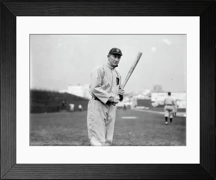 Framed Print : Ty Cobb, Detroit, AL (baseball), 1910. Creator: Bain News Service Framed Print : Ty Cobb, Detroit, AL (baseball), 1910. Creator: Bain News Service