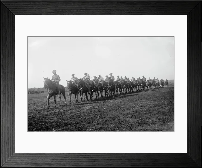 Framed Print : Artillery hike, San Antonio, between c1910 and c1915. Creator: Bain News Service Framed Print : Artillery hike, San Antonio, between c1910 and c1915. Creator: Bain News Service