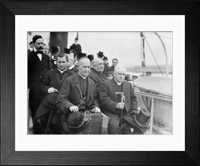 Framed Print : Card. Vannutelli at New York, 1910. Creator: Bain News Service Framed Print : Card. Vannutelli at New York, 1910. Creator: Bain News Service