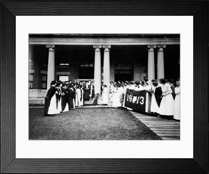 Framed Print : Class of 1913, Ivy Day, Barnard, 1911. Creator: Bain News Service Framed Print : Class of 1913, Ivy Day, Barnard, 1911. Creator: Bain News Service