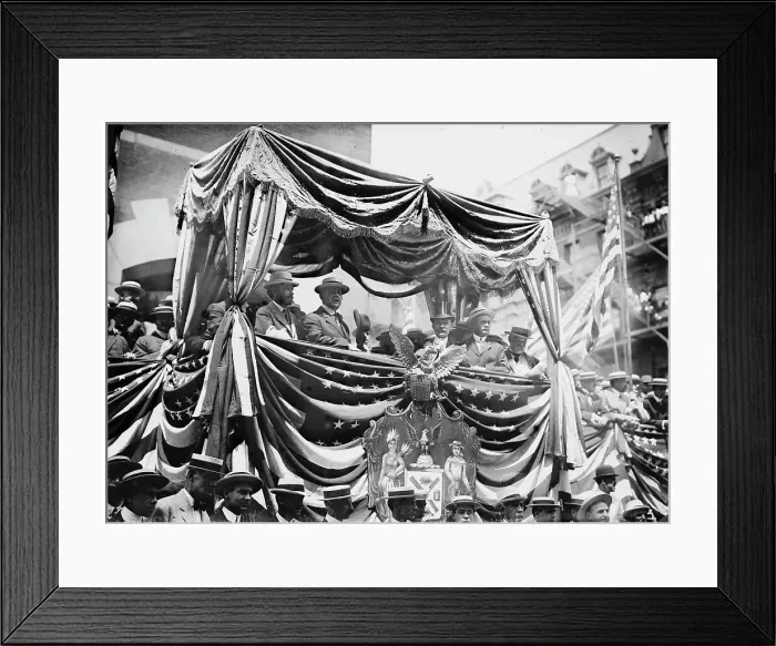 Framed Print : McAneny - Prendergast, Milo, breaking ground for Subway, between c1910 and c1915. Creator: Bain News Service Framed Print : McAneny - Prendergast, Milo, breaking ground for Subway, between c1910 and c1915. Creator: Bain News Service
